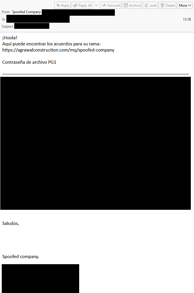 Nice change in spamming from #TA577 (aka TR aka BB) #QBot #Qakbot today 🔥
They now have the name of the spoofed company from the stolen email thread in both the display name and URL. Guess this will make some regex based rules on URLs to break.