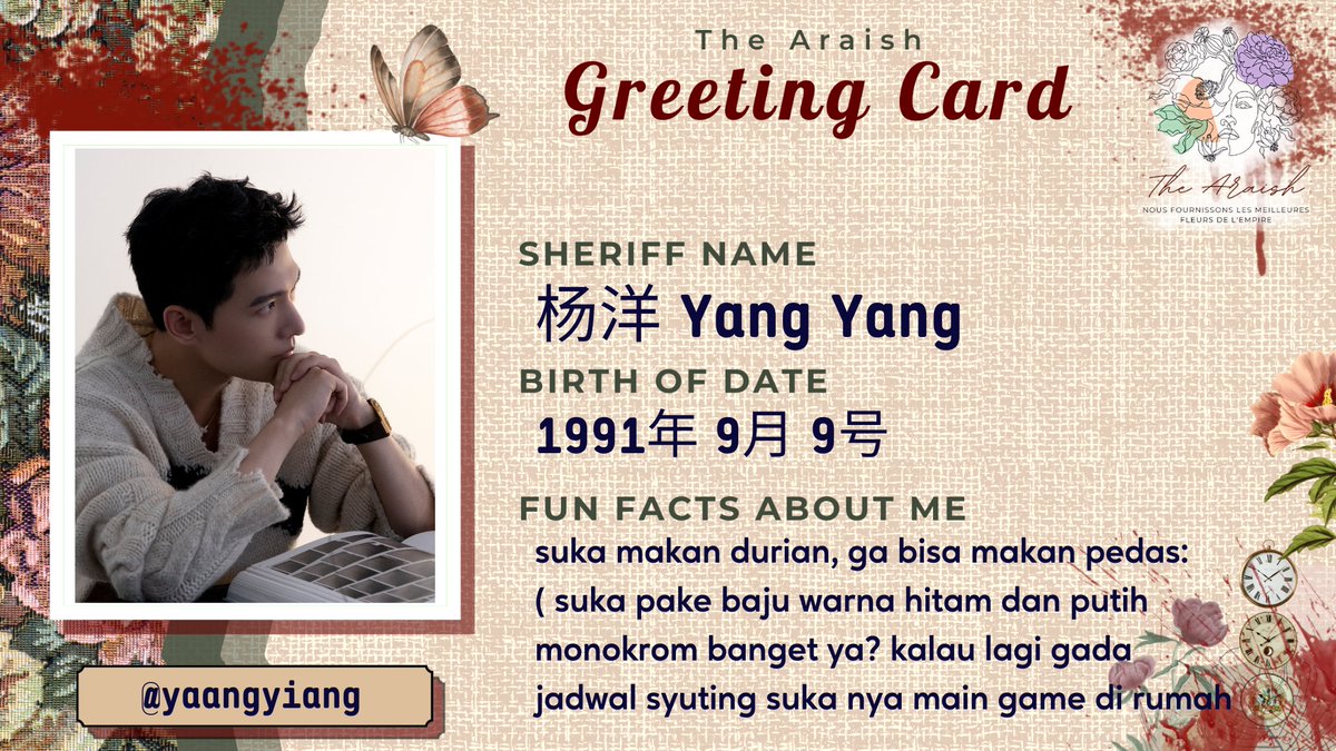 yaangyiang's tweet photo. halo guis salam kebal ya. kenalin namaku Yang Yang. oiya mau cerita dikit tadi kirain gada template greeting tau nya ada TT mana udah ngide bikin greeting card sendiri TT tapi gapapa ges aq kuwat💪🏻 https://t.co/RoARlYODY9