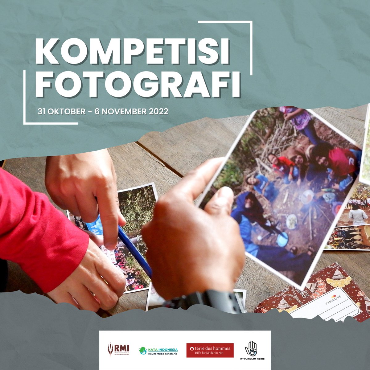 RMl_id's tweet photo. Panggilan untuk kamu yang memiliki minat dalam bidang fotografi! 

Di bulan November ini, Global Action Month kembali diadakan untuk memperingati diadopsinya Konvensi Hak Anak! 

#GlobalActionMonth #LingkunganSehatuntukAnak #EnvironmentalChildRights #HAMdanLingkungam https://t.co/HoI4QrKGFk