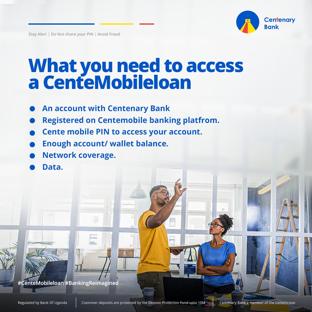 Centenary Bank on Twitter "This is what you need to access a
