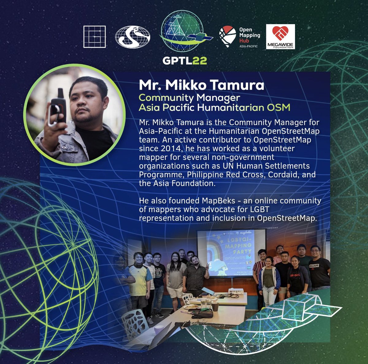 openmapping_ap's tweet image. Join our Community Manger @mikkotamura & GIS Associate @honeyfombuena for Geopotential 2022, October 29, 8 - 12 PM PHT!
Partnering with our Student Club Sponsorship grantee, UP GEOP, the webinar will include topics on #OpenSourceMapping using #OSM!
