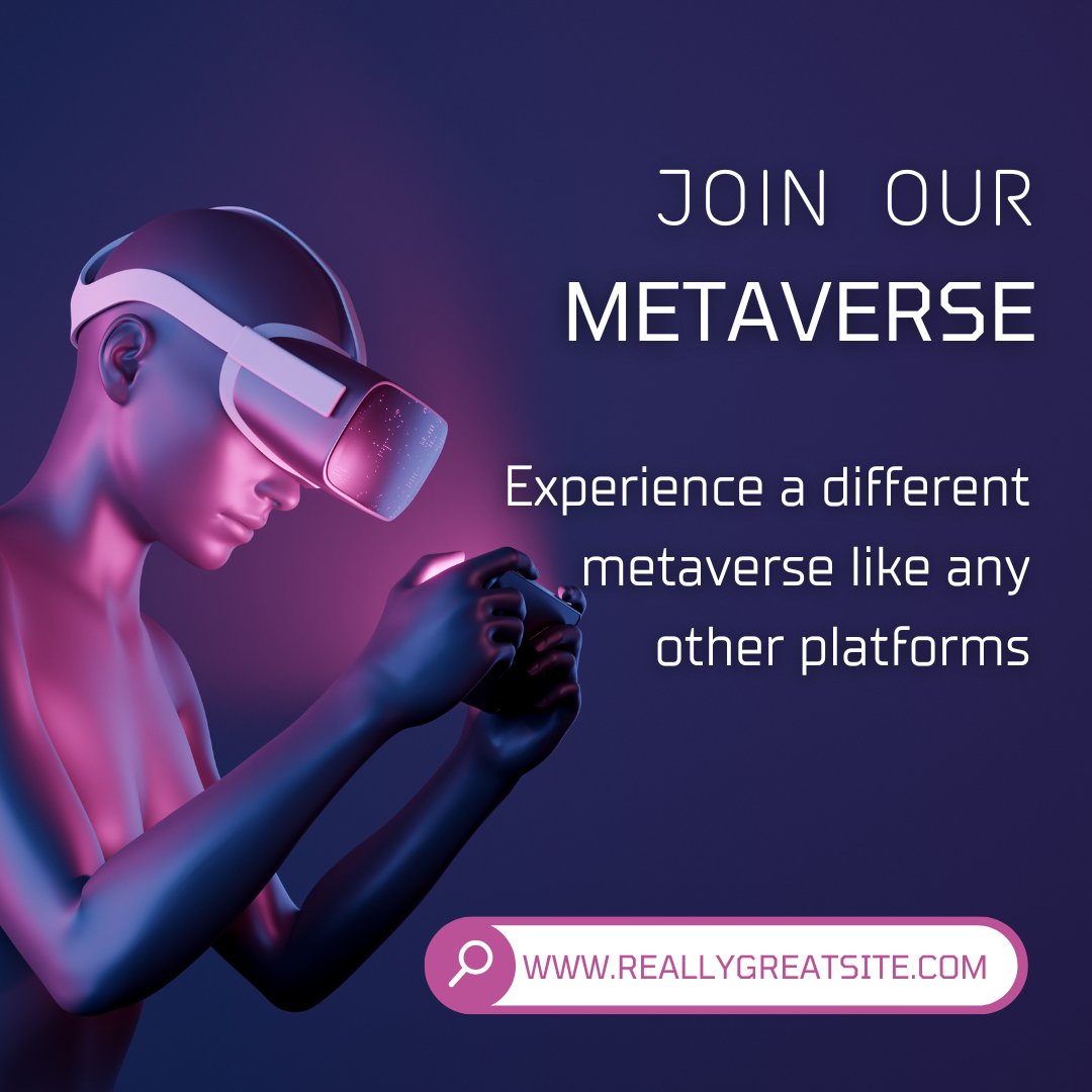 Web_metaverse1's tweet photo. Web Metverse is a platform where people may independently collaborate and make money using their own laptops or mobile phones without having to leave their homes.
join us now on telegram at https://t.co/AqMU7S7G0g
#gaming #metaverse #cryptocurrency #nft #mining #metaverseexplain https://t.co/RjRLtSSbl8