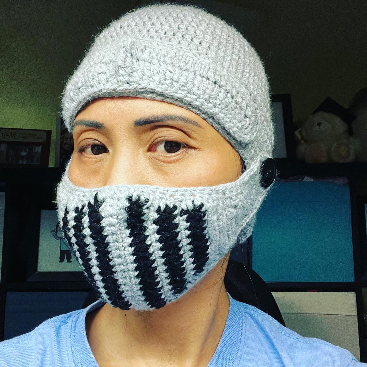 DanceAndDogs's tweet photo. “I put my armor on, show you how strong how I am”

JK. My 3rd year helping with White Coat Company- 
MS1: Set/props/stage management
MS3: video editing
MS4: a helmet for Shrek

#medschoolcrochet #celestialcreations #whitecoatcompany #celestialmedcreations 
#WhiteCoatCompany https://t.co/Oy8gXLrdZv