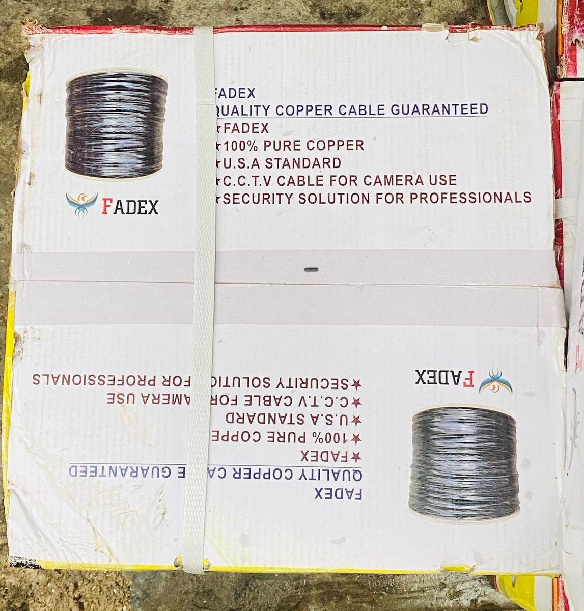 AMBIENT__GLOBAL's tweet photo. CCTV CAMERA CABLE AVAILABLE
100% PURE COPPER 
COAXIAL/CCTV CAMERA CABLE 305 METER 

JAY CONCEPT CABLES &amp; WIRE

#wires #wire #cable #coleman #jiji #cctv #cctvwire #installation #business #engineers #engineering #engineer https://t.co/MQJIipvxhD