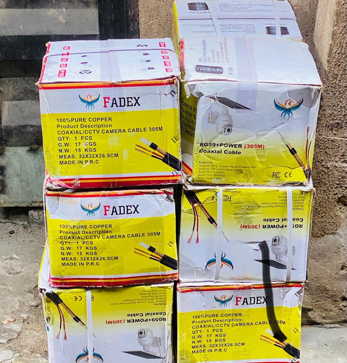 AMBIENT__GLOBAL's tweet photo. CCTV CAMERA CABLE AVAILABLE
100% PURE COPPER 
COAXIAL/CCTV CAMERA CABLE 305 METER 

JAY CONCEPT CABLES &amp; WIRE

#wires #wire #cable #coleman #jiji #cctv #cctvwire #installation #business #engineers #engineering #engineer https://t.co/MQJIipvxhD