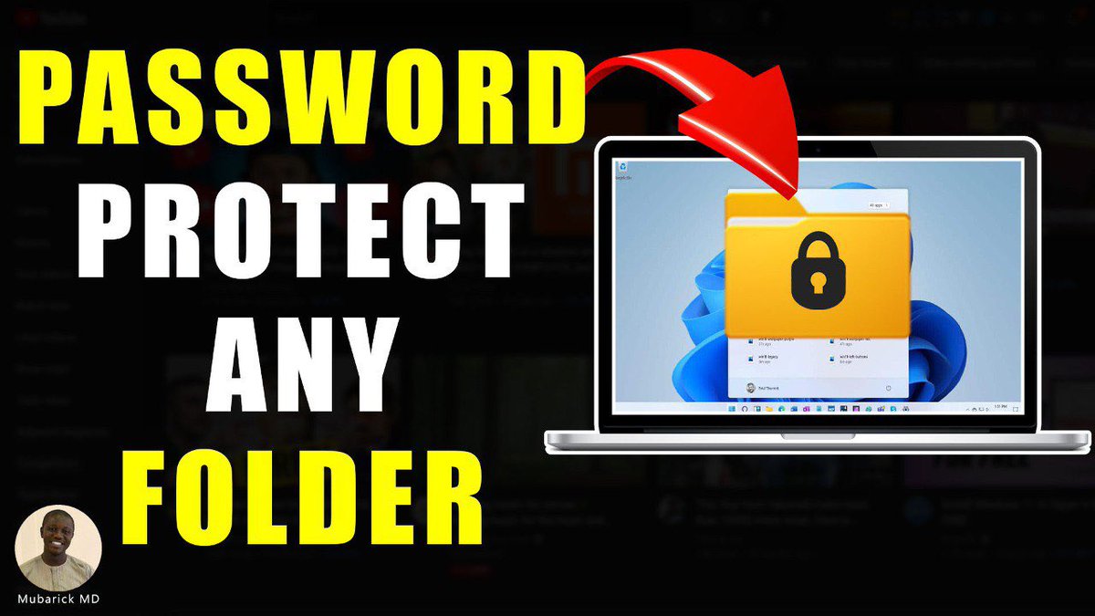 ConsultMubee's tweet image. PASSWORD PROTECT Any FOLDER on WINDOWS without Any Software like a PRO 

linktw.in/B4NyK1

#Mubarickmd #lockfolder #passwordprotected #folders #socialmedia #app #iphone #ios #android #tech #windows
