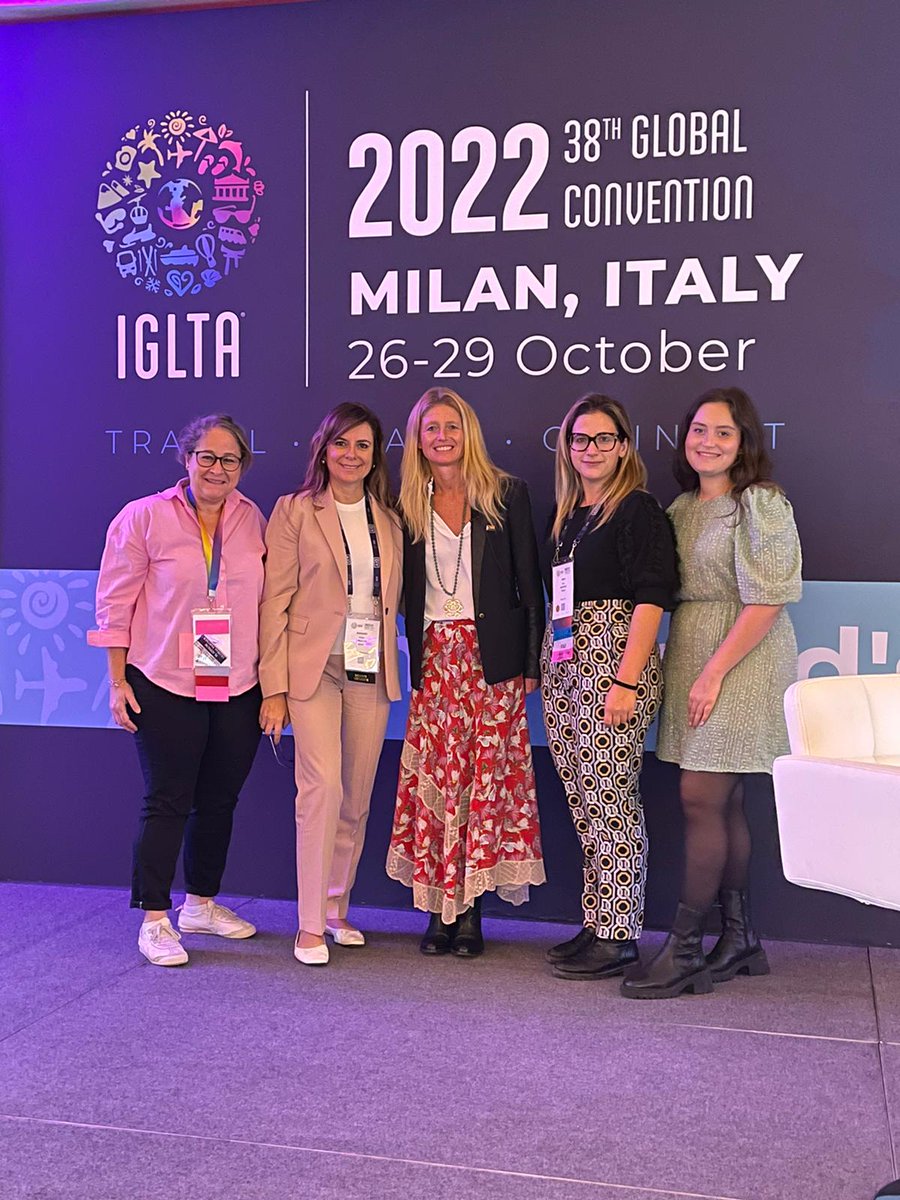 Today, we’re in Milan for this year’s <a href="/IGLTA/">IGLTA</a> convention, the world’s premier educational and networking event for LGBTQ+ tourism. We are ready to connect and share the Group’s best practices! 💫 <a href="/ASBeraud/">Anne-Sophie Beraud</a> <a href="/iliane_dumas/">Iliane Dumas</a>, Gloria Milani, Antonietta Varlese, Laura Fernandez 🫶🏻