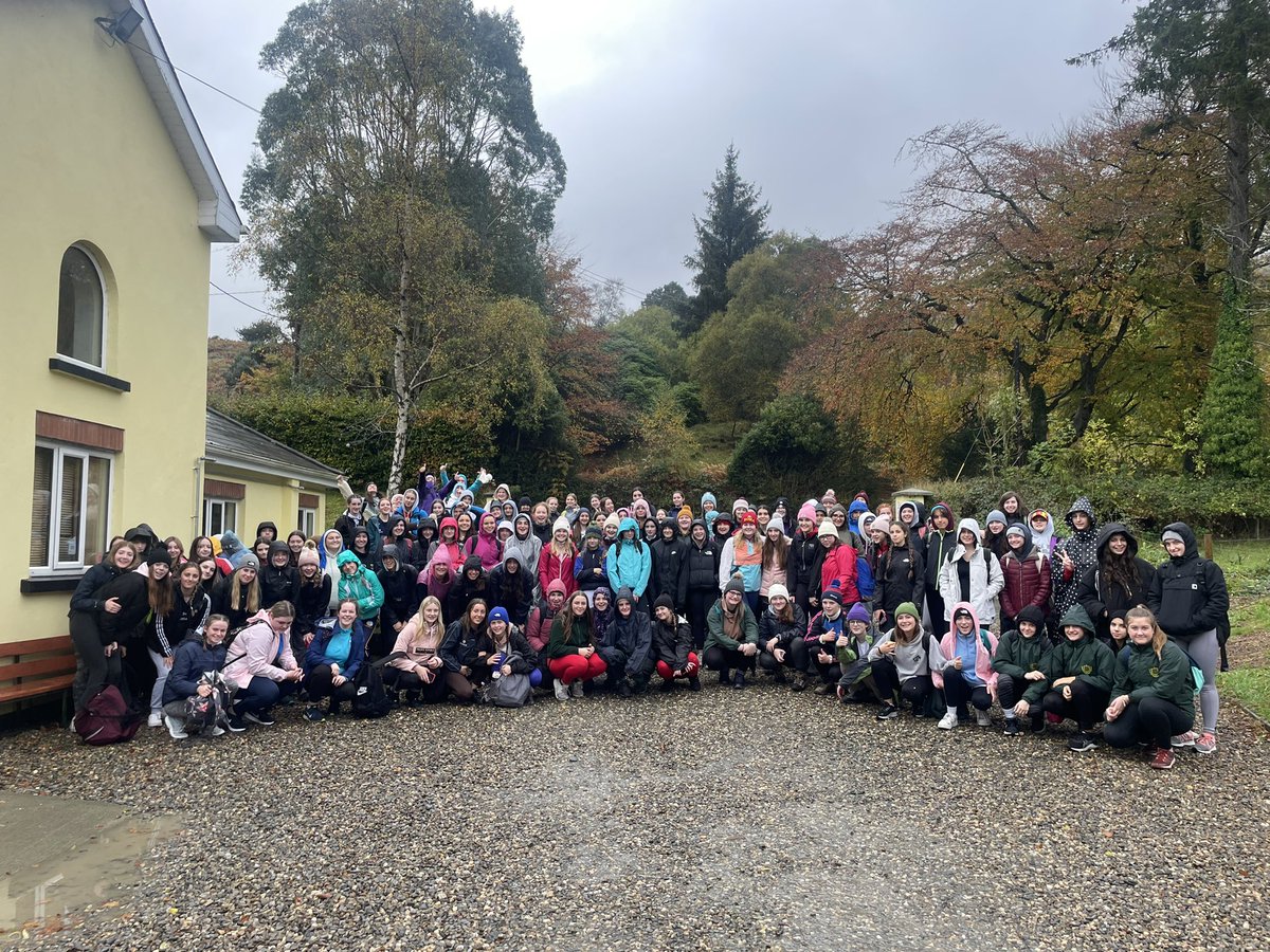 All ready for two days of hiking at #Glendalough #TY