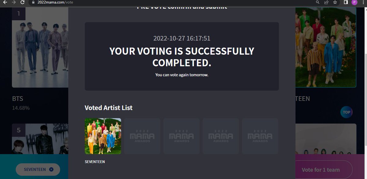 chojinah7's tweet photo. seventeen won...... here are my all voting proofs in thread https://t.co/dZEc6ZREn2