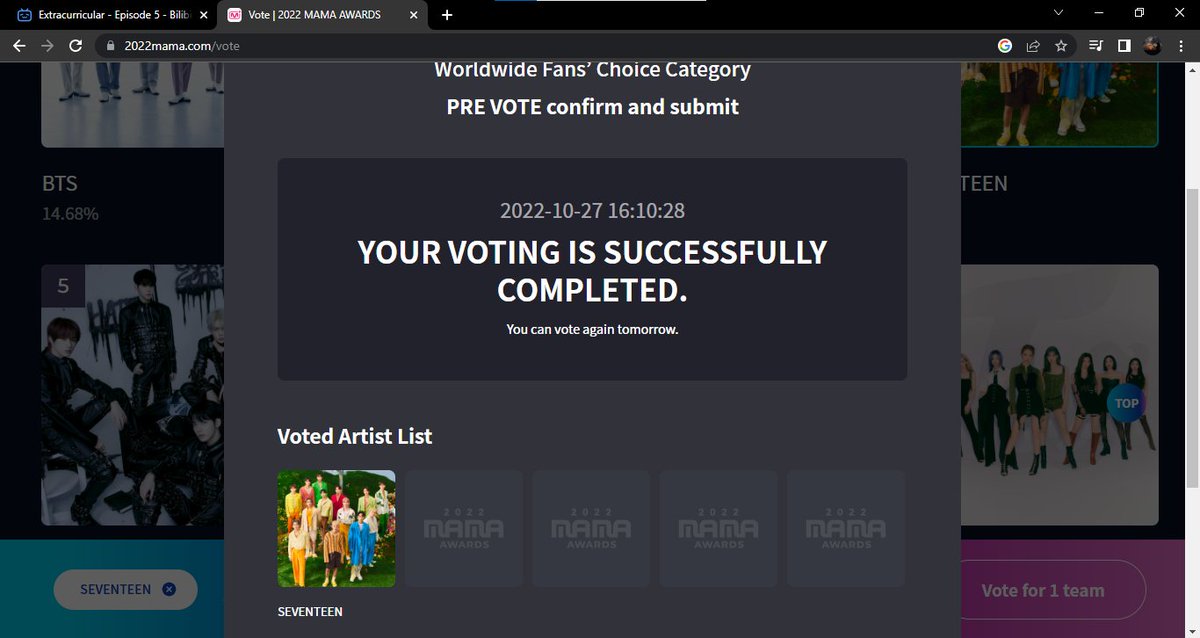 chojinah7's tweet photo. seventeen won...... here are my all voting proofs in thread https://t.co/dZEc6ZREn2