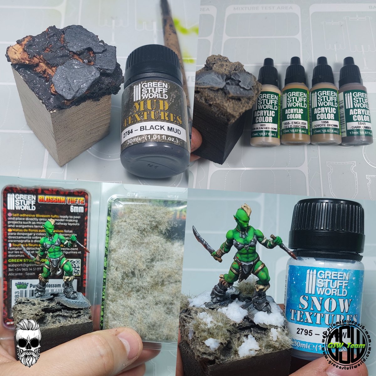 greenstuffworld's tweet image. More orcs in "Orktober"! From the hand of our partner channel @chushammer , in a fabulous step by step with the whole range of materials. What do you think of the result? #paintingtutorials #tabletop #miniaturepainting #WarhammerCommunity #orktober #warhammer