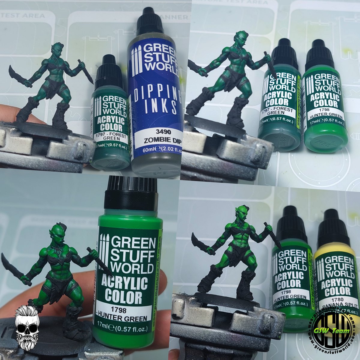 greenstuffworld's tweet image. More orcs in "Orktober"! From the hand of our partner channel @chushammer , in a fabulous step by step with the whole range of materials. What do you think of the result? #paintingtutorials #tabletop #miniaturepainting #WarhammerCommunity #orktober #warhammer