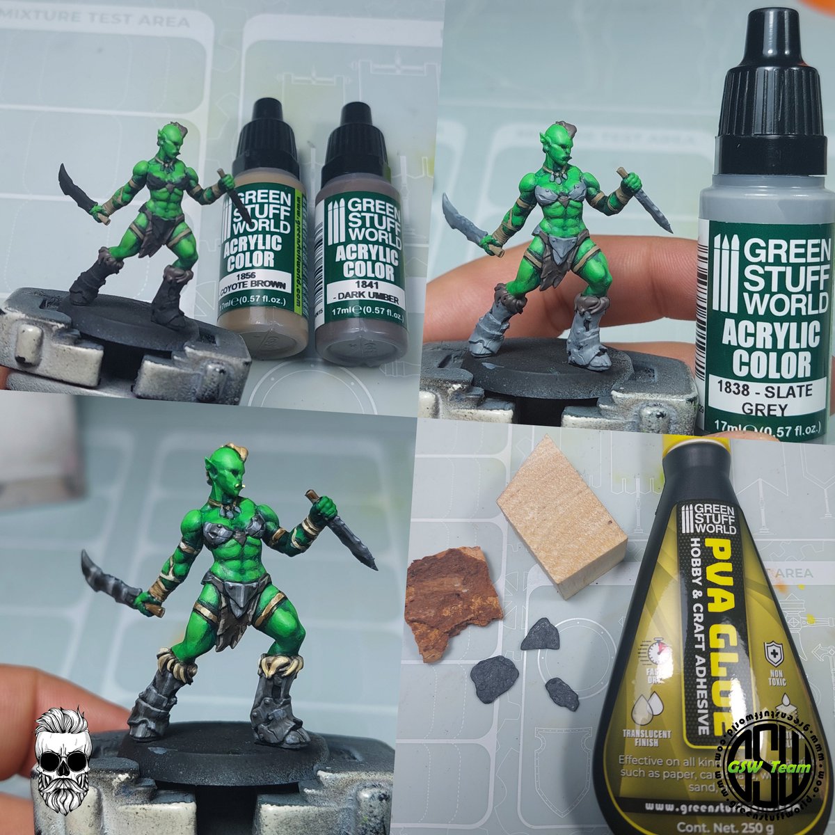 greenstuffworld's tweet image. More orcs in "Orktober"! From the hand of our partner channel @chushammer , in a fabulous step by step with the whole range of materials. What do you think of the result? #paintingtutorials #tabletop #miniaturepainting #WarhammerCommunity #orktober #warhammer
