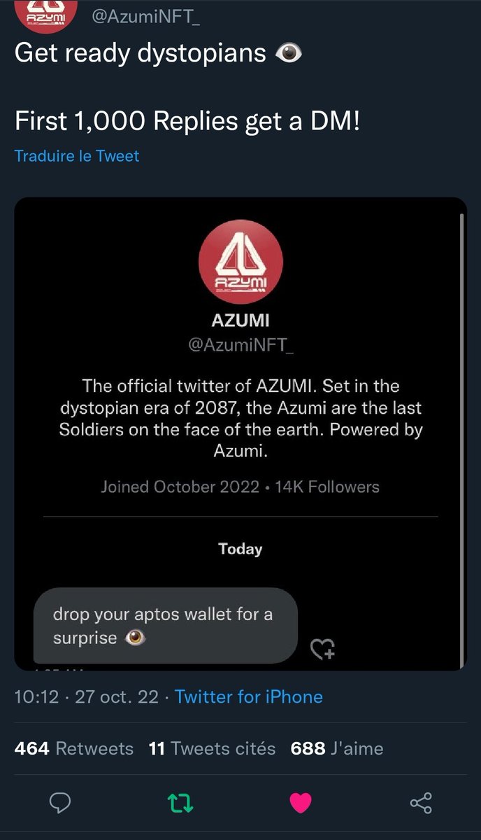 kenomex's tweet photo. @AzumiNFT_ Done i m already wl https://t.co/dpiB2u1NNo