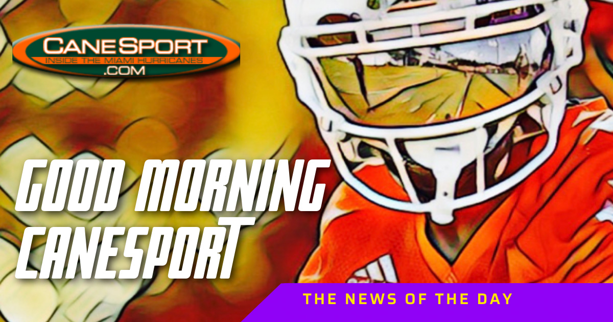 Good Morning CaneSport! All your day's Miami Hurricanes news is right here with Virginia around the corner - on3.com/teams/miami-hu…