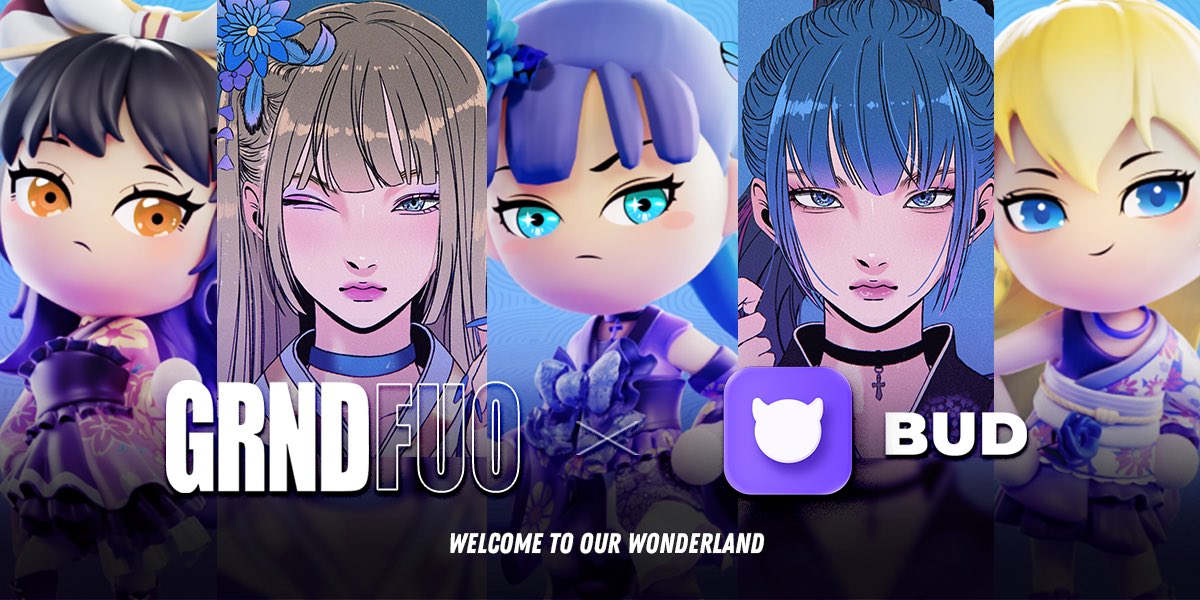 🦋ɢʀɴᴅ x ʙᴜᴅ ᴘᴀʀᴛɴᴇʀsʜɪᴘ🦋

🌡️We’re so excited to announce the partnership between GRNDFUO and the beloved metaverse social platform BUD!!! <a href="/budcreate/">BUD</a> 

💌GRND x BUD NFT Airdrops for only GRND holders! There’s more to come!!! keep an eye on GRNDFUO🦋
💟and stay tuned💟