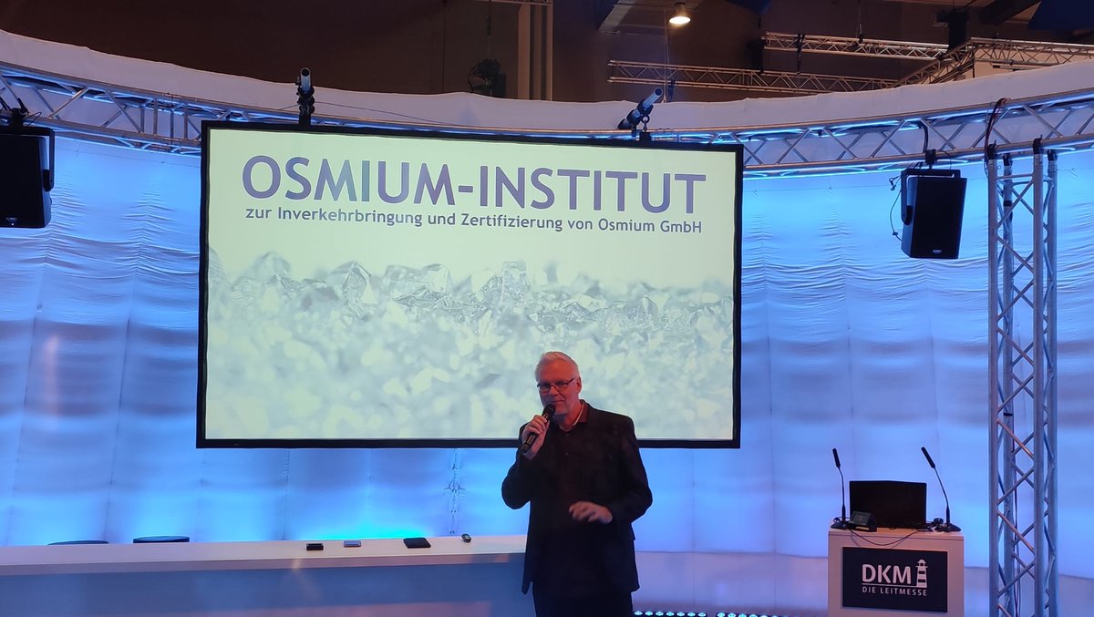 "Osmium - the sunshine Element" Welche Chancen und Möglichkeiten   das seltenste Edelmetall der Welt bietet, erläutert Ingo Wolf vom Deutschen Osmium-Institut auf dem Kongress Investment.
#DKM2022