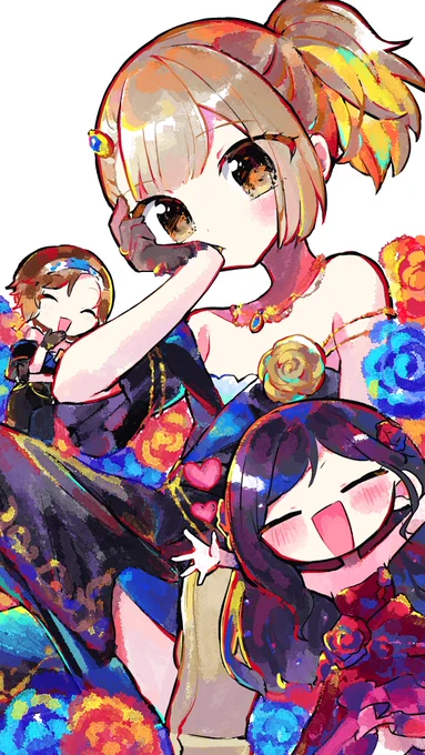 #イラストを4枚貼ると秋風に乗って絵柄を好いてくれる人の元へ届くらしい お願いします 
