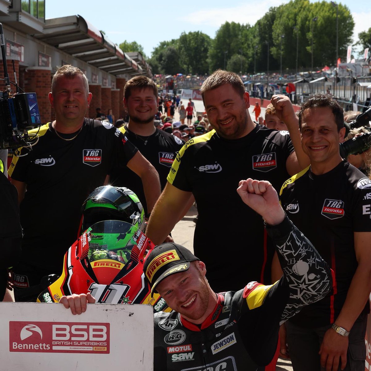Sad <a href="/OfficialBSB/">Bennetts British Superbike Championship</a> but proud to have supported <a href="/TAG_Racing/">TAG Honda</a> throughout. 

Great to see the team working hard throughout the season!