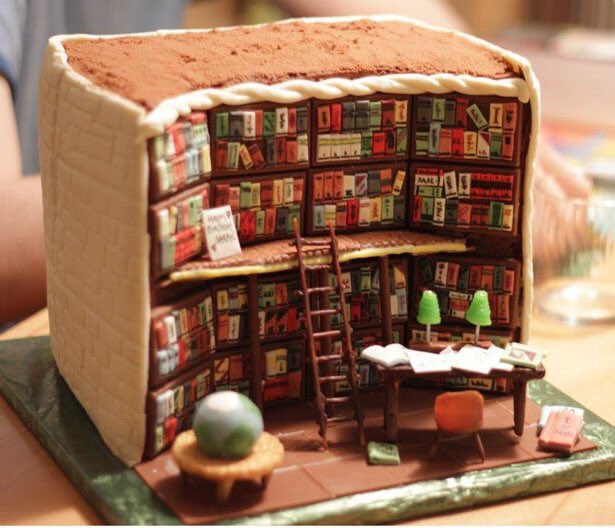 FakeLibStats's tweet photo. This tweet ends the longest period you've had online without seeing the library cake https://t.co/YIRBNYSsRg