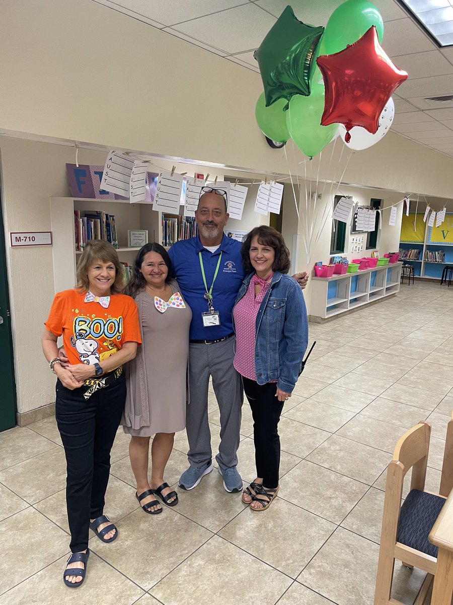 vb_jc's tweet photo. Pawsome Principal Faust Day @RosewoodMagnet was a surprise for our leader! Happy National Principals Month, Mr. Faust! https://t.co/oQwVQ5UpQ8