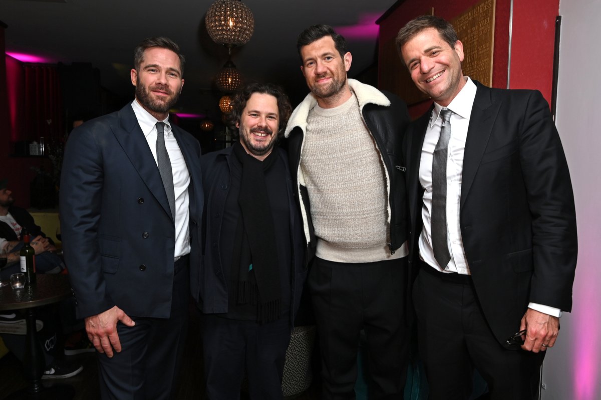 Enjoyed celebrating 'Bros' UK release with my good pal @billyeichner (and Luke McFarlane & director Nick Stoller) last night at @CentralPictureH. The film comes out this weekend is a blast. You will enjoy.