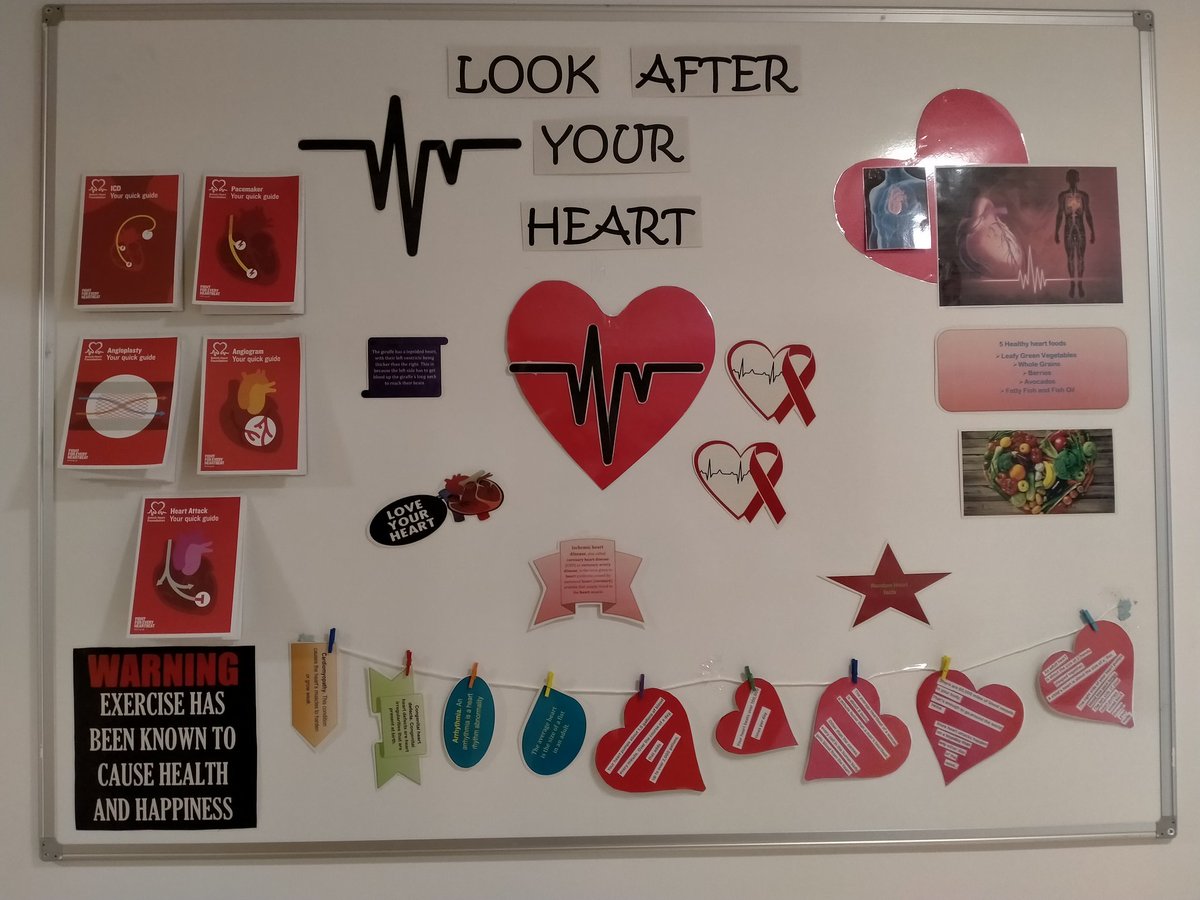 Our updated patient information board at Acre Mills, created by our talented HCA Dawn <a href="/CHFTNHS/">Calderdale and Huddersfield NHS Foundation Trust</a> <a href="/OPDdevelopment/">Outpatients & Records Practice Educator</a> <a href="/Rachel17895075/">Rachel</a>