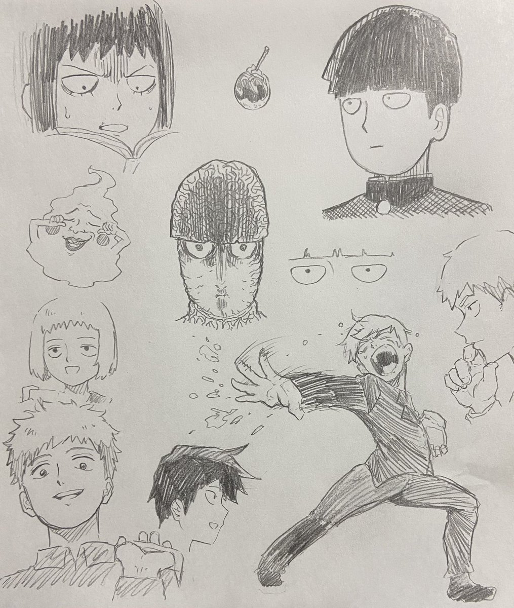 モブサイコ落書き 