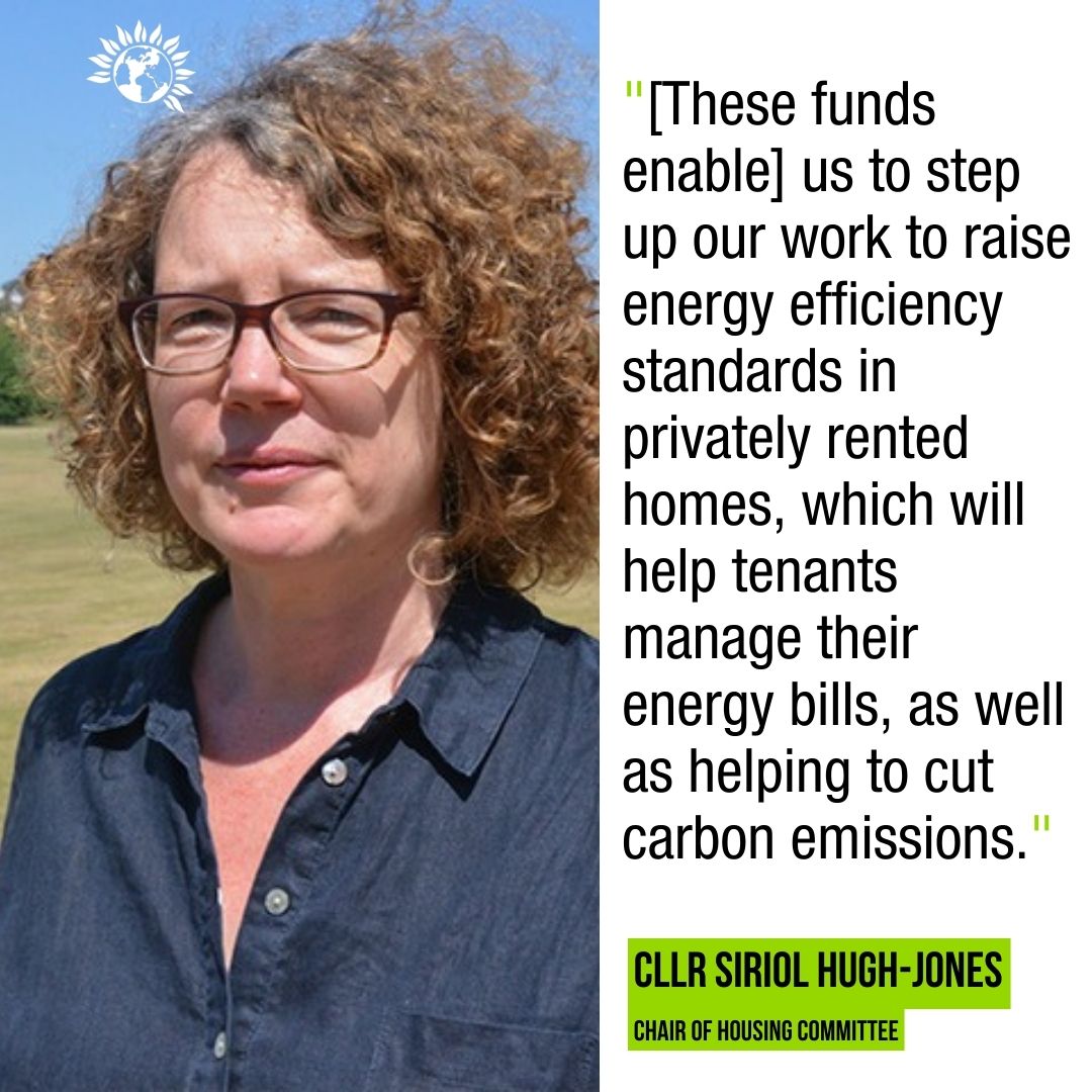 Funding public services makes a difference.

The council was awarded £70 765 to ensure the landlords of worse performing privately rented homes are improving energy efficiency, helping tenants &amp; the climate