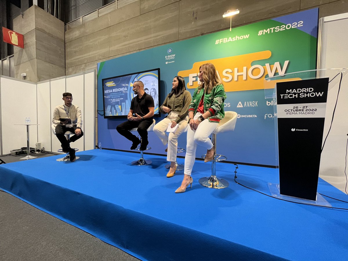 Maikai_Pets's tweet photo. Hoy hemos venido al #fbashow para hablar de la experiencia de #maikaipets en #Amazon #mts20222 https://t.co/6jVzlTCbym
