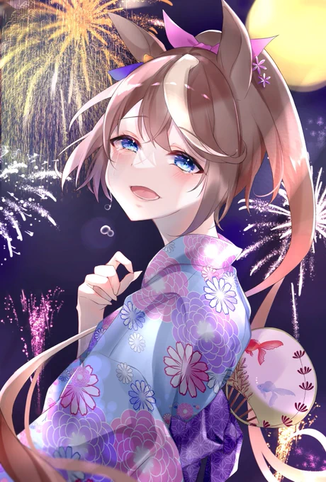 きれいだね。#ウマ娘  #トウカイテイオー #イラスト #ウマ娘プリティーダービー 