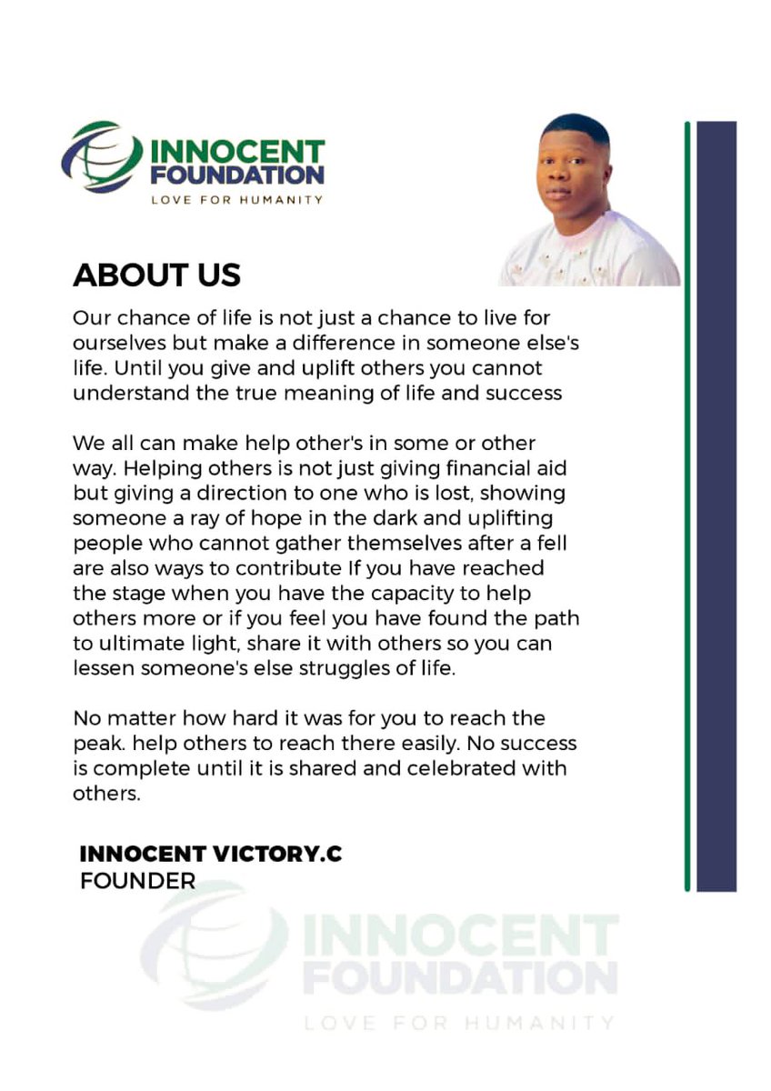 Innfoundation's tweet photo. #innocentfoundation https://t.co/5NtflXCUNc