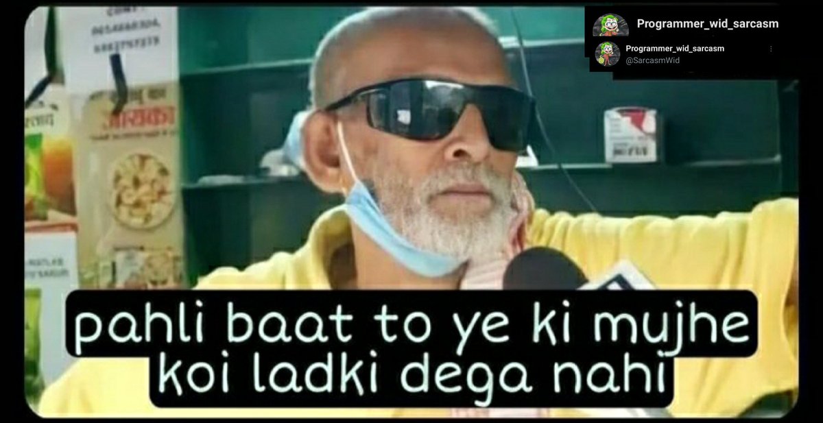 SarcasmWid's tweet photo. When someone ask me when you will get married.
Me* https://t.co/B1DdEGY3R0