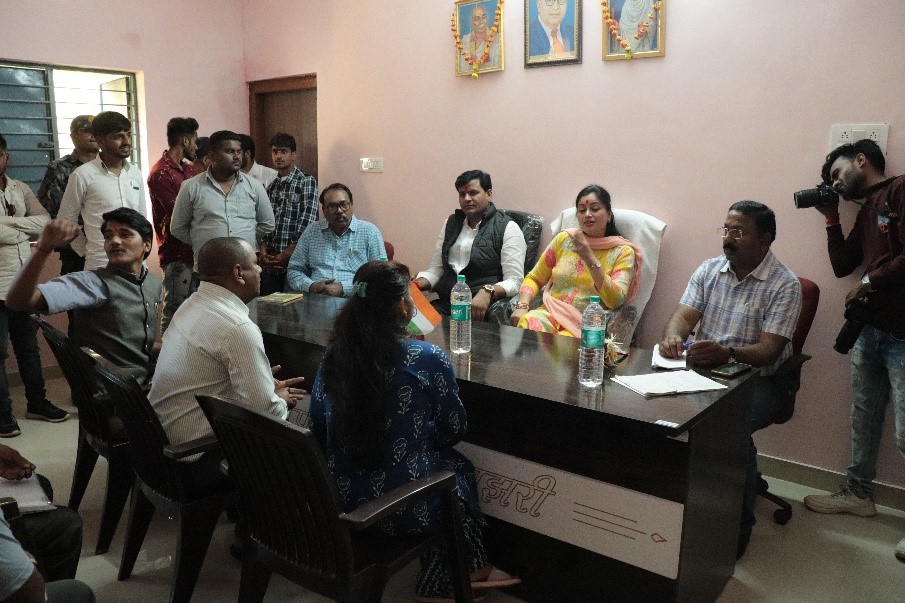 Water For People India #15YearsinIndia (@water4people_in) on Twitter photo Along with <a href="/Colgate/">Colgate Smile</a>, we are striving for sustainable change in the Amravati District of Maharashtra.
Recently, we hosted Honourable Member of Parliament, Navneet Rana in our local office while she was on a tour of Amzari Village. Along with <a href="/Colgate/">Colgate Smile</a>, we are striving for sustainable change in the Amravati District of Maharashtra.
Recently, we hosted Honourable Member of Parliament, Navneet Rana in our local office while she was on a tour of Amzari Village.