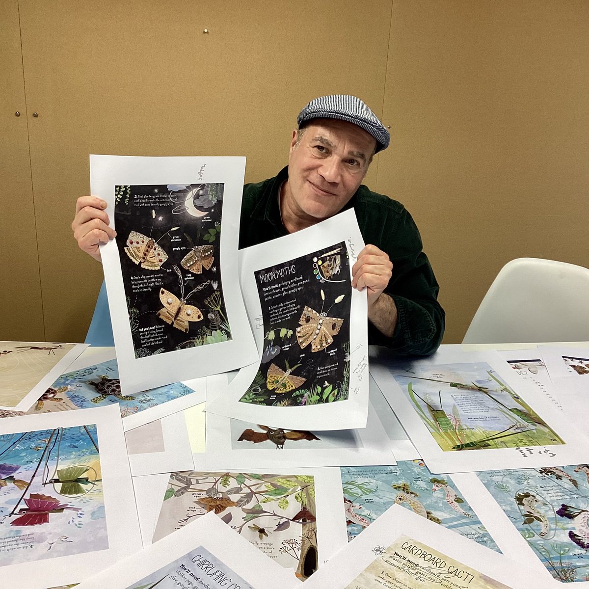 yuvalzommer's tweet image. Work in progress, new ‘Big Book’ coming along slowly but surely.

“Curiosity is the main energy...” 
― Robert Rauschenberg

#natureart #bigbookskidart #recyclecreate
#everychildisanartist