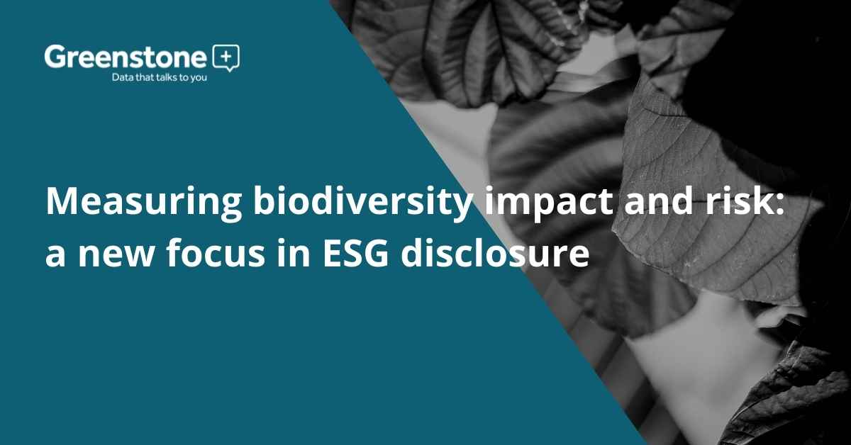 In this article, we outline industry trends in #ESGreporting in relation to biodiversity and provide a summary of metrics and KPIs to account for biodiversity in sustainability disclosure frameworks.

lnkd.in/eEBiPQnk

#naturepositive #biodiversity #ESG #datathattalkstoyou