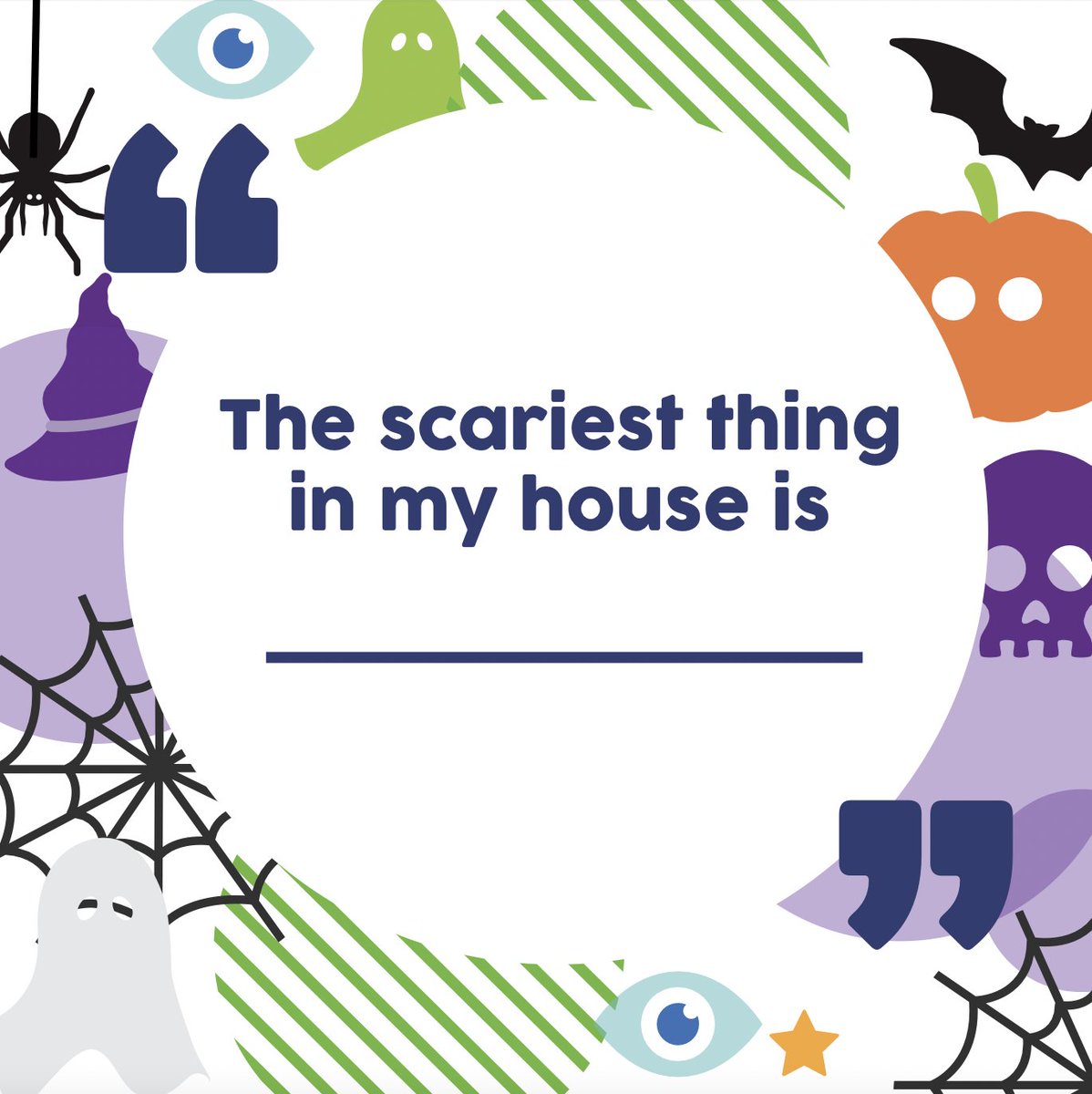 It's starting to feel a lot like #HALLOWEEN! 🎃👻 FILL IN THE BLANK...