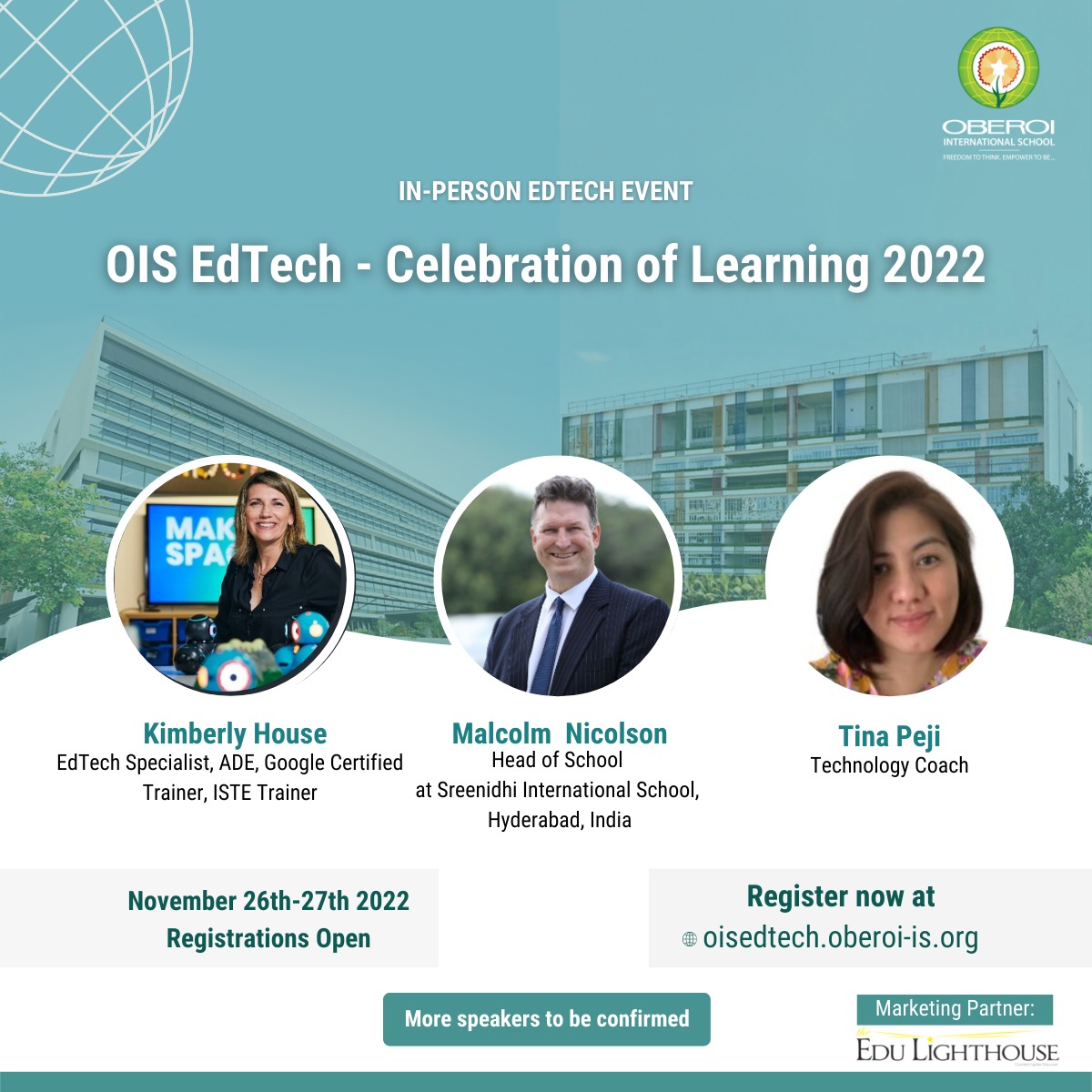 Oberoi International School (@oismumbai) on Twitter photo Top EdTech speakers & coaches leading innovative and practical sessions for educators. Register to save your spot at one of the biggest EdTech events!
oisedtech.oberoi-is.org.
<a href="/MalNicolson/">Malcolm Nicolson</a> <a href="/techiehouse/">Kimberly House</a> <a href="/tinapeji_21/">Tina Peji</a>
#OIS #ADS #AppleEDU #celebrationoflearning Top EdTech speakers & coaches leading innovative and practical sessions for educators. Register to save your spot at one of the biggest EdTech events!
oisedtech.oberoi-is.org.
<a href="/MalNicolson/">Malcolm Nicolson</a> <a href="/techiehouse/">Kimberly House</a> <a href="/tinapeji_21/">Tina Peji</a>
#OIS #ADS #AppleEDU #celebrationoflearning