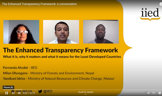 You may have heard that transparency is the backbone of the #Paris Agreement. Are you wondering why? Or what does transparency even mean? Check this video 👇 where LDC experts answer these questions and explain LDCs expectations for #COP27.