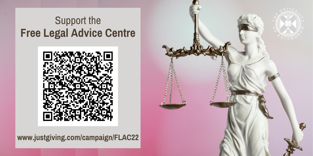 <a href="/uoe_flac/">UoE Free Legal Advice Centre</a> <a href="/RebeccaSamaras/">Rebecca Samaras</a> Looking forward to supporting their fundraising activities...