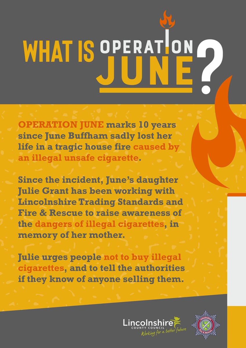 We all know that times are hard but buying unregulated goods is dangerous &amp; illegal. ‘No amount of money saved is worth losing losing a life for’. <a href="/lincsts/">Lincolnshire Trading Standards</a> <a href="/CTSI_UK/">Chartered Trading Standards Institute (CTSI)</a> <a href="/LincsFireRescue/">Lincolnshire Fire and Rescue</a> <a href="/NFCC_FireChiefs/">National Fire Chiefs Council</a> <a href="/SpaldingFire/">Spalding FireStation</a> <a href="/MidsDog/">East Mids Fire Dog</a> #firesafety <a href="/Mattallwright/">Matt Allwright</a>