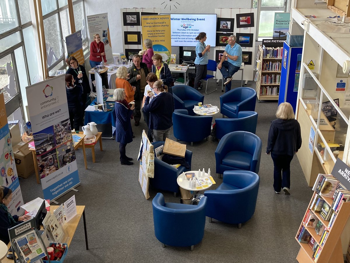 Age UK Cornwall ๐บ๐ฆ๐ณ๏ธโ๐ (@ageukcornwall) on Twitter photo We hosting a wonderful wellbeing event #saltash library ๐ - pop in and see us now, we are until 1300 and here to offer advice and support
#wellbeing #saltash #events #costofliving #advice We hosting a wonderful wellbeing event #saltash library ๐ - pop in and see us now, we are until 1300 and here to offer advice and support
#wellbeing #saltash #events #costofliving #advice