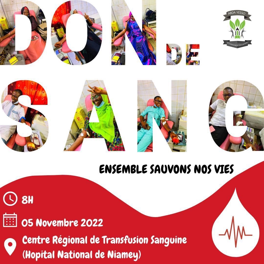 msaid_227's tweet photo. Retenez la date : 05/11/22
au CRTS de l'hôpital National de Niamey .
Nous vous y attendons 🤗
#ARDAYESSO
@ArdaYesso https://t.co/lRw1W60y5O