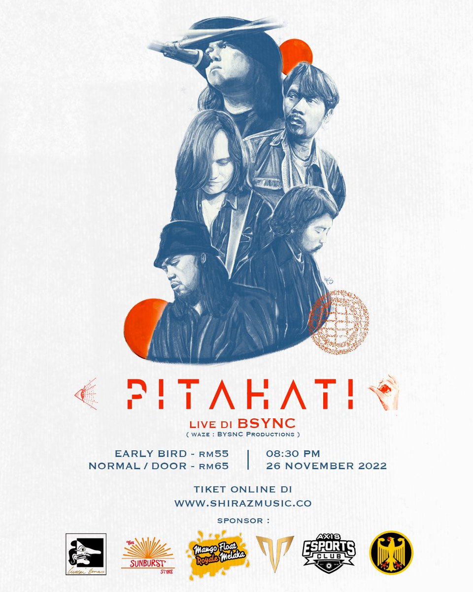 Pitahati's tweet image. ❤️‍🔥PENGUMUMAN❤️‍🔥

Pitahati Live Di BSYNC akan ditunda ke 26 November ini. Buat yang telah membeli tiket, anda masih boleh menggunakannya di hari tersebut. Tiket &apos;Early Bird&apos; hampir habis. Dapatkan sekarang sebelum kehabisan.🪐

Tiket linktr.ee/pitahati

#Pitahati #Live #BSYNC