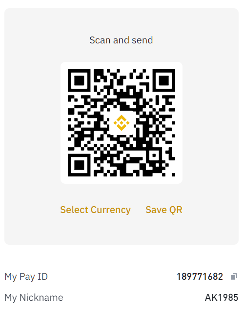 I just let it here - BUSD on Binance for donation 🥰😛😜