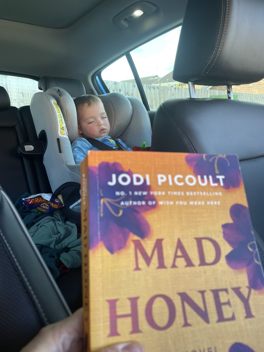 mrsparkin87's tweet photo. Another day he fell asleep on the way home, another @jodipicoult book to read https://t.co/2f9GR83dNt