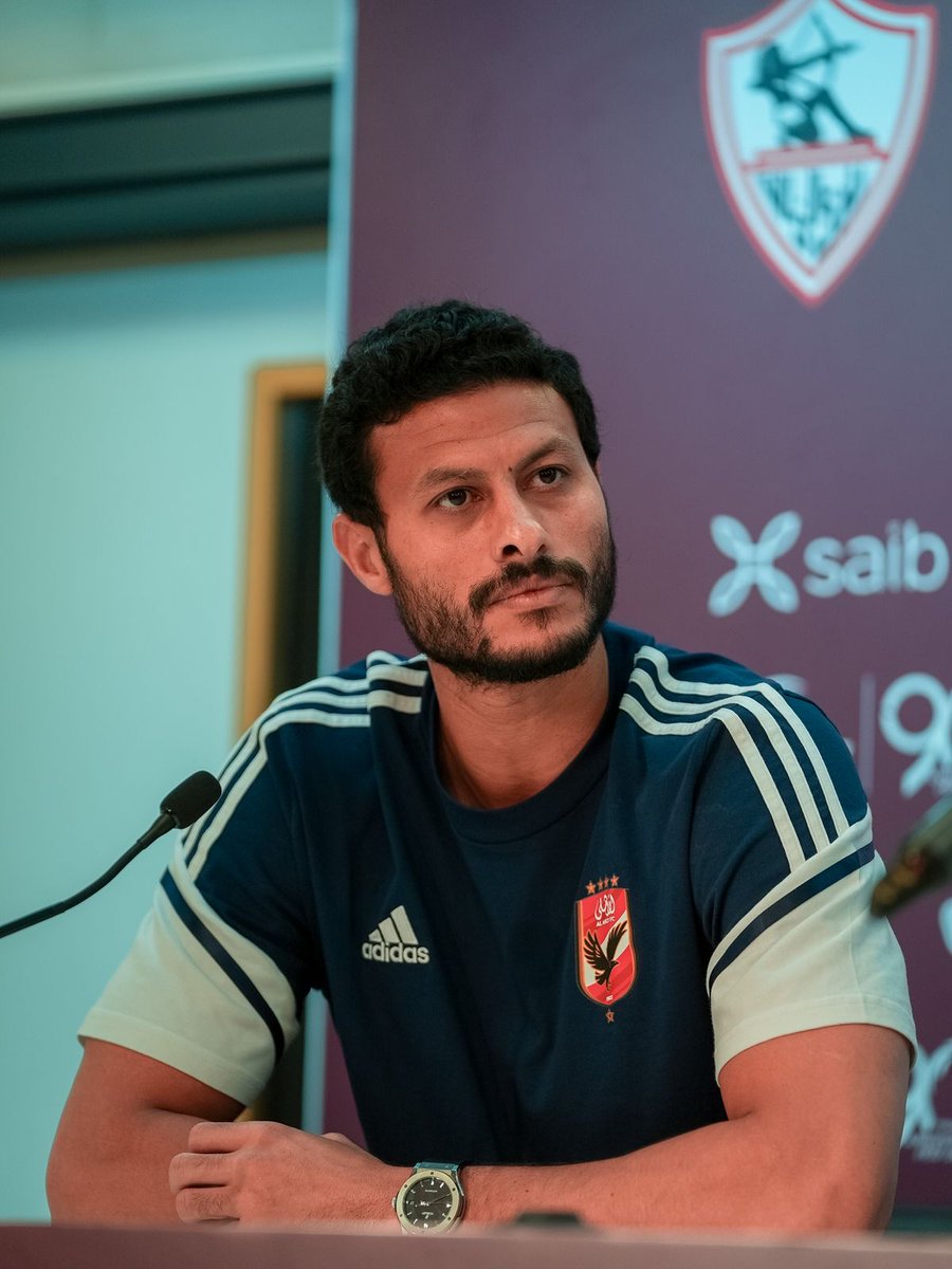 AlAhly's tweet photo. 📸 لقطات من المؤتمر الصحفي لمدربنا مارسيل كولر ومحمد الشناوي قائد الفريق للحديث عن مباراة السوبر 🦅 🏆

#يلا_يا_أهلى https://t.co/MLKhiA6lMe