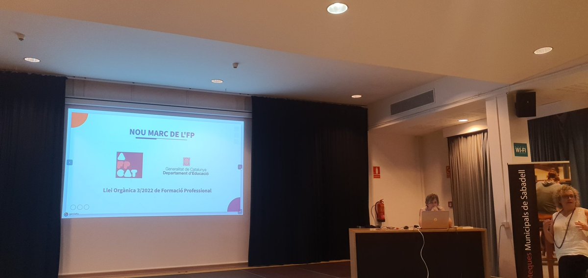 El nostre institut està col·laborant per promocionar l'FP a Fira Sabadell (SBD FIRA PRO).