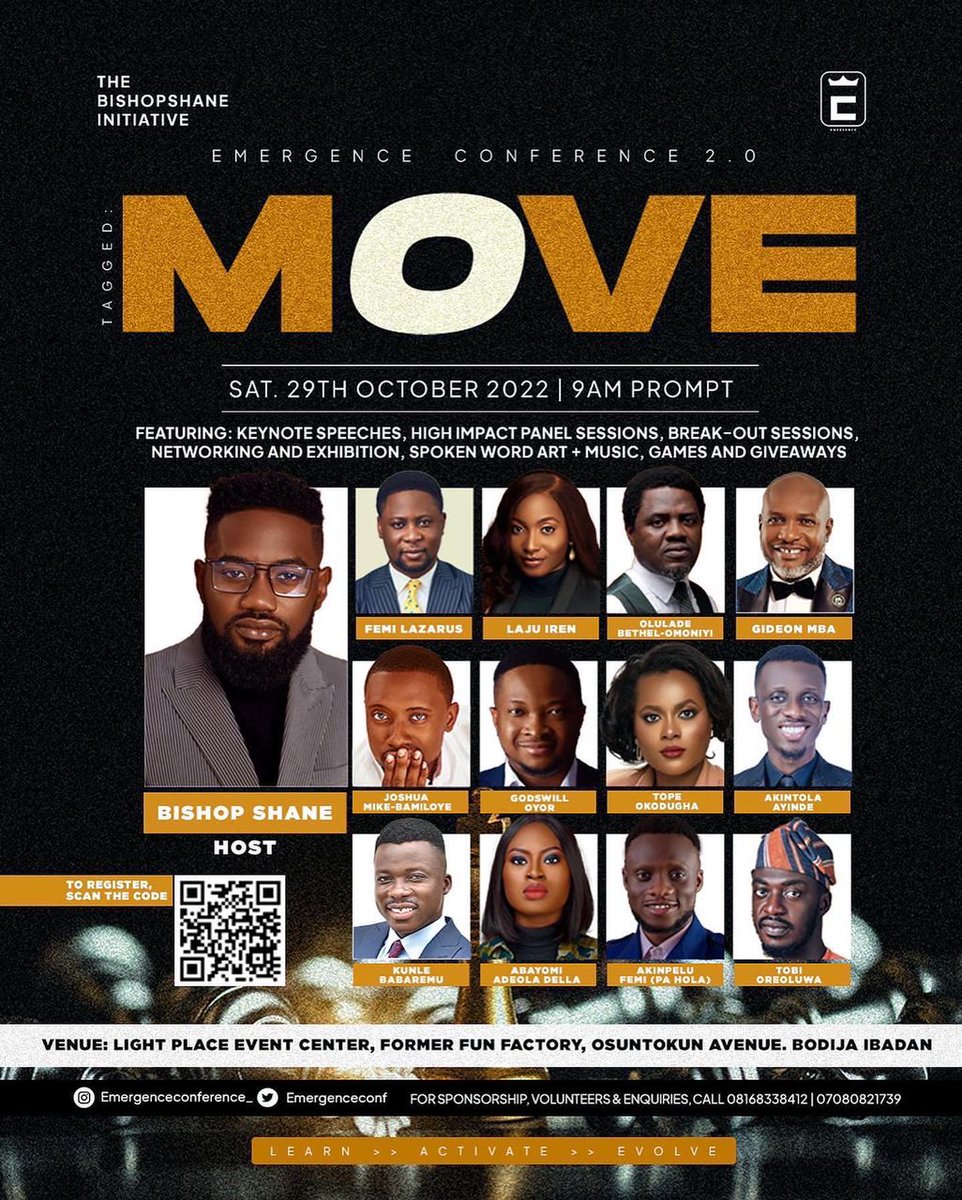 smpthekreator's tweet photo. This Saturday with @Thebishopshane 
No talk say I no tell you!!! 🤭💯
Register here https://t.co/3bTsNnOq9E
#EmergenceConference
#AwaTiMove 
#Move https://t.co/oaliBP0wqk