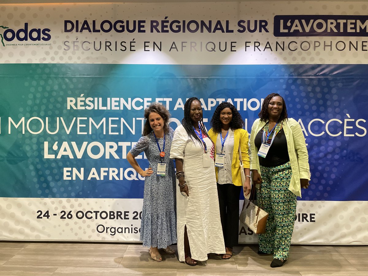 oury_kamissoko's tweet photo. L’honneur m’a été fait de prendre la parole au nom des jeunes champions de l’Afrique francophone à la cérémonie de clôture de la deuxième édition du dialogue régional sur l’avortement sécurisé #DASAF tenu à #Abidjan du 24 au 26 Octobre 2022. https://t.co/wjZKr80FTI